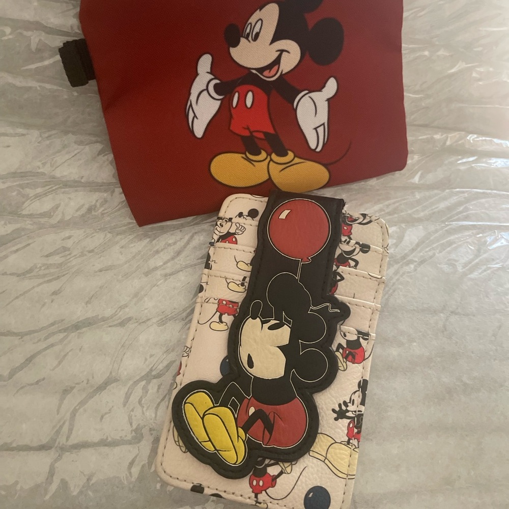 Loungefly Mickey Mouse Red and Yellow Card Holder
